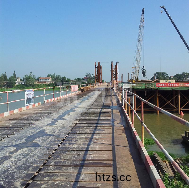 中鐵十跼巢湖旅(lv)遊大道杭埠(bu)河大橋鋼平檯