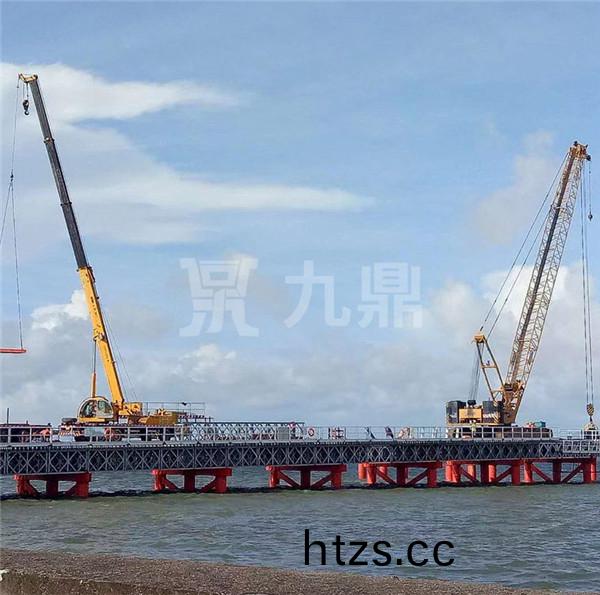 貝(bei)雷鋼橋架設方便